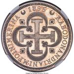 Five Francs 1895 Cross: Photo Coin, Madagascar, French, Five Francs 1895 Cross / thumbnail