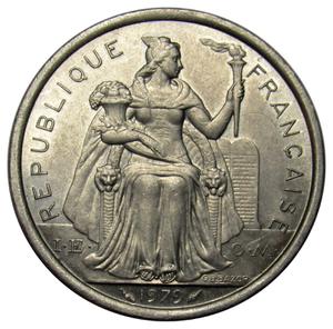 French Polynesia / Two Francs 1979 - obverse photo