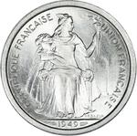 Two Francs 1949: Photo Coin, French Polynesia, Two Francs 1949 / thumbnail