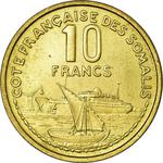 Ten Francs 1965 Essai: Photo Coin, French Somaliland, Ten Francs 1965 / thumbnail