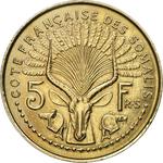 Five Francs 1948 Essai: Photo Coin, French Somaliland, Five Francs 1948 Essai / thumbnail