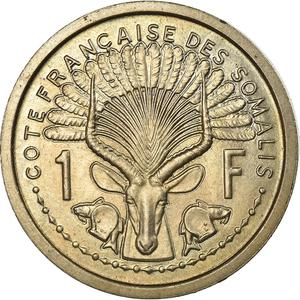 French Somaliland / One Franc 1948 Essai - reverse photo