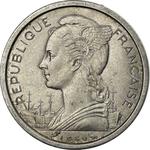 One Franc 1959: Photo Coin, French Somaliland, One Franc 1959 / thumbnail