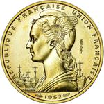 Twenty Francs 1952 Essai: Photo Coin, French Somaliland, Twenty Francs 1952 / thumbnail