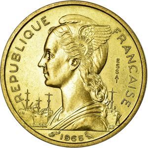 French Somaliland / Ten Francs 1965 Essai - obverse photo