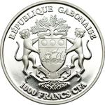 One Thousand Francs 2013 Eagle: Photo Coin, Gabon, One Thousand Francs 2013 Eagle / thumbnail