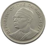 Twenty-five Bututs 1971: Photo Coin, Gambia, Twenty-five Bututs 1971 / thumbnail