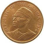 One Butut 1974: Photo Coin, Gambia, One Butut 1974 / thumbnail