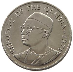Gambia / Fifty Bututs 1971 - obverse photo