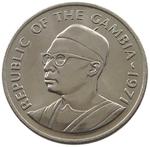 Fifty Bututs 1971: Photo Coin, Gambia, Fifty Bututs 1971 / thumbnail