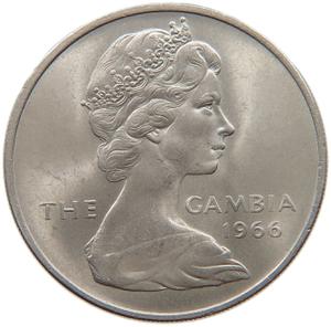 Gambia / Two Shillings 1966 - obverse photo