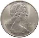 Two Shillings 1966: Photo Coin, Gambia, Two Shillings 1966 / thumbnail