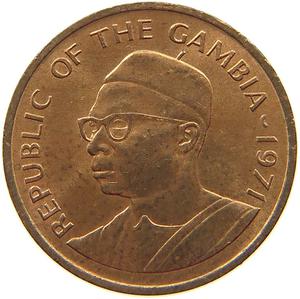 Gambia / One Butut 1971 - obverse photo