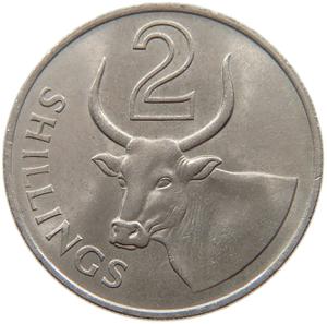 Gambia / Two Shillings 1966 - reverse photo