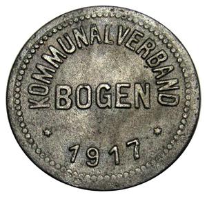 German Empire / Notgeld Ten Pfennig 1917 Bogen - reverse photo
