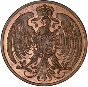 German Empire / Twenty-five Pfenning 1908 Pattern - obverse photo