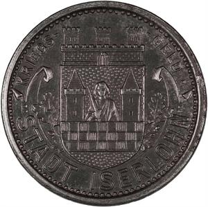 German Empire / Notgeld Fifty Pfennig 1917 Iserlohn - obverse photo