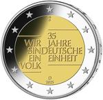 Germany / Two Euro 2025 German Unity - obverse photo
