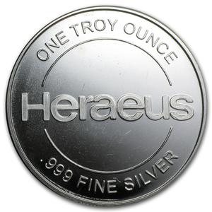 Germany / Silver Ounce Round - Heraeus - reverse photo