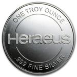 Silver Ounce Round - Heraeus: Photo Coin, Germany, Silver Ounce Round - Heraeus / thumbnail