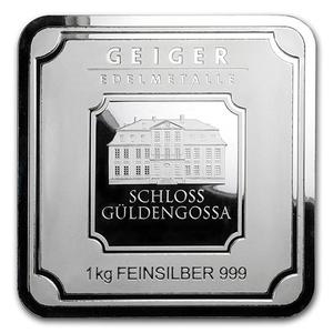 Germany / Silver Kilo Bar - Geiger, Square - reverse photo