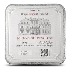 Germany / Silver Half Kilo Bar - Geiger, Cast - obverse photo