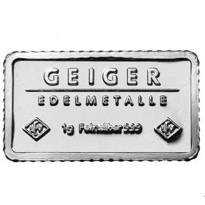 Germany / Silver Gram Bar - Geiger - reverse photo