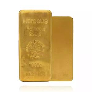Germany / Gold Kilo Bar - Heraeus - reverse photo