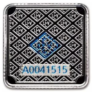 Germany / Silver Five Grams Bar - Geiger, Square - obverse photo