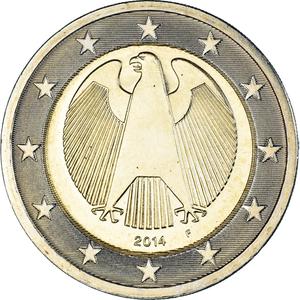 Germany / Two Euro 2014 Federal Eagle - obverse photo