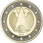 Germany / Two Euro 2014 Federal Eagle - obverse photo