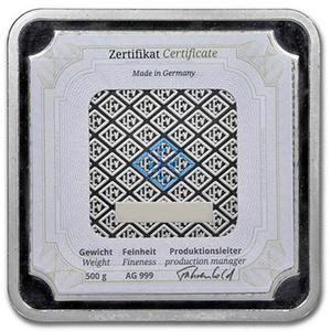 Germany / Silver Half Kilo Bar - Geiger, Square - obverse photo