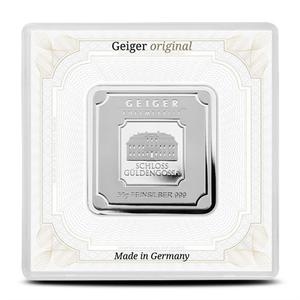 Germany / Silver Fifty Grams Bar - Geiger, Square - reverse photo