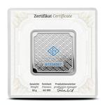 Silver Fifty Grams Bar - Geiger, Square: Photo Coin, Germany, Silver Fifty Grams Bar - Geiger, Square / thumbnail