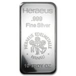 Silver Ten Ounces Bar - Heraeus, v2: Photo Coin, Germany, Silver Ten Ounces Bar - Heraeus, v2 / thumbnail