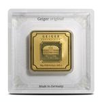 Gold Fifty Grams Bar - Geiger, Square: Photo Coin, Germany, Gold Fifty Grams Bar - Geiger, Square / thumbnail