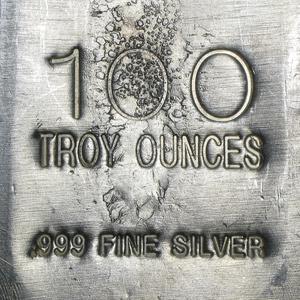 Germany / Silver One Hundred Ounces Bar - Heraeus, Cast - obverse photo