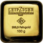 Gold One Hundred Grams Bar - LEV, Square: Photo Coin, Germany, Gold One Hundred Grams Bar - LEV, Square / thumbnail