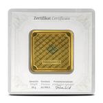 Gold Fifty Grams Bar - Geiger, Square: Photo Coin, Germany, Gold Fifty Grams Bar - Geiger, Square / thumbnail