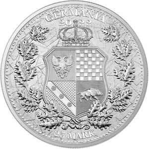 Germany / Silver Five Ounces 2022 Polonia and Germania - obverse photo