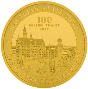 Germany / Gold Ounce Round 2025 Bavarian Thaler - reverse photo