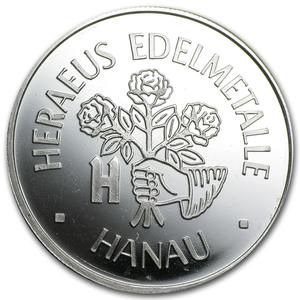 Germany / Silver Ounce Round - Heraeus - obverse photo