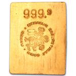 Gold Fifty Grams Bar - Heraeus, Stamped: Photo Coin, Germany, Gold Fifty Grams Bar - Heraeus, Stamped / thumbnail