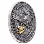 Silver Fifty Grams 2023 Eagle: Photo Coin, Ghana, Silver Fifty Grams 2023 Eagle / thumbnail