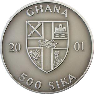 Ghana / Silver Ounce 2001 Quadriga - obverse photo