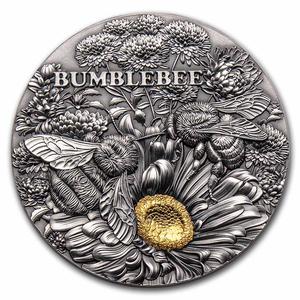 Ghana / Silver Two Ounces 2023 Bumblebee - reverse photo