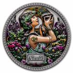 Silver Fifty Grams 2022 Goddesses of Health - Airmid: Photo 2022 Republic of Ghana Silver Goddesses of Healing: Airmid / thumbnail