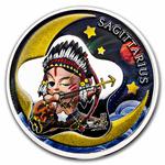 Silver Half Ounce 2022 Baby Zodiac - Sagittarius: Photo Coin, Ghana, Silver Half Ounce 2022 Baby Zodiac - Sagittarius / thumbnail