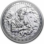 Ghana / Silver Ounce 2025 Patron Saints - St Joseph - reverse photo