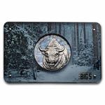 Silver Five Ounces 2022 Bison: Photo Coin, Ghana, Silver Five Ounces 2022 Bison / thumbnail